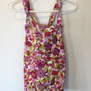 Girls Patagonia dress/shirt with diaper/bun cover